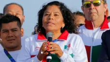María José Alcalá en un evento