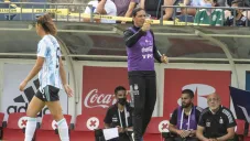 Germán Portanova en el México vs Argentina