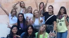 Esposas de jugadores americanistas que viajaron a Monterrey