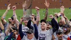 Bravos de Atlanta celebran título en la Serie Mundial 2021