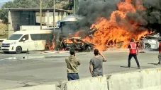 Accidente en la caseta San Marcos