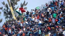 Afición viendo el Gran Premio de México