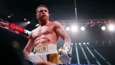 Canelo Álvarez tras vencer a Caleb Plant