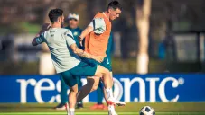 Práctica vespertina de las Águilas