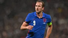 Harry Kane en acción con Inglaterra