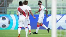 Lapadula en acción ante Venezuela