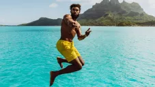 Karl-Anthony Towns disfrutando de un fin de semana