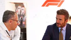 David Beckham en el Gran Premio de Qatar