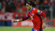 Joaquín Montecinos con la Selección de Chile