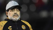 Diego Armando Maradona dirigiendo a Dorados en el Ascenso MX