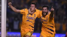 Thauvin y Gignac celebran gol del empate