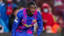 Osumane Dembélé jugando con el Barcelona en LaLiga