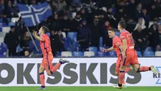 Remo Freuler celebra gol con Atalanta
