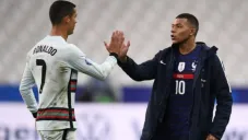 Cristiano Ronaldo y Mbappé tras un Portugal ante Francia