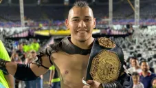 Hijo del Vikingo tras conquistar el Megacampeonato
