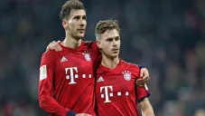 Goretzka y Kimmich en un duelo con el Bayern Munich