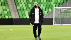 Gerardo Martino durante un entrenamiento del Tri