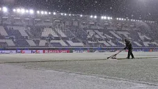 La intensa nevada en Bergamo