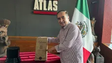 David Medrano tras el título del Atlas