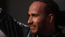 Hamilton en una celebración