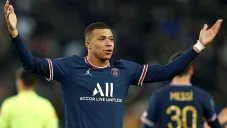 Mbappé festeja un gol