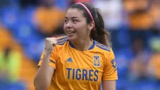 Katty Martínez celebra una diana