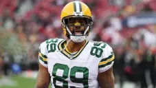 Lewis en un partido de Green Bay