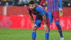 Jordi Alba durante un compromiso con el Barcelona