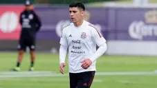 Jesús Angulo entrenando con la Selección Mexicana