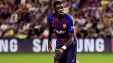 Ousmane Dembélé con el Barcelona
