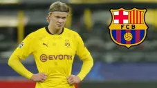 Haaland podría llegar al Barcelona