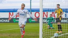 Brian Ocampo durante un partido con Nacional