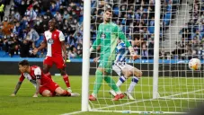 Gol anulado de la Real Sociedad frente al Celta de Vigo