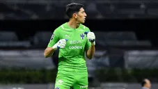 Esteban Andrada durante un partido con Rayados