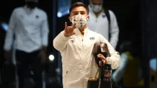 Marco García previo a un partido de Pumas