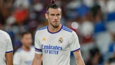 Bale en un partido con el Real Madrid