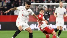 Jesús 'Tecatito' Corona jugando en LaLiga con el Sevilla