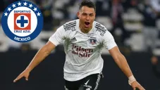 El chileno celebra gol