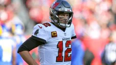 Tom Brady durante el partido de los Buccaneers