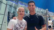 Nikita y Ronaldo entrenando juntos