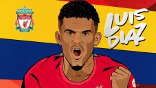 Luis Díaz, anunciado con el Liverpool