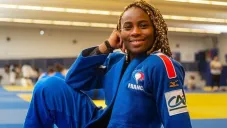 Priscilla Gneto posa con kimono