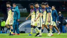 Jugadores de América tras la derrota vs San Luis