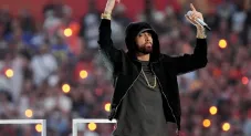 Eminem durante el show de medio tiempo