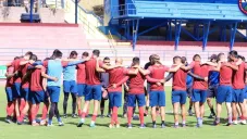 Municipal en un entrenamiento