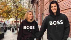 Álvaro Morata y su esposa Alice Capello