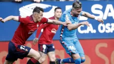 Herrera enfrentando al Osasuna