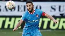 Koke en acción con el Atlético de Madrid