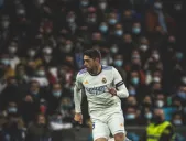 Fede Valverde durante partido de LaLiga