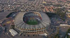 Vista aérea del Estadio Azteca